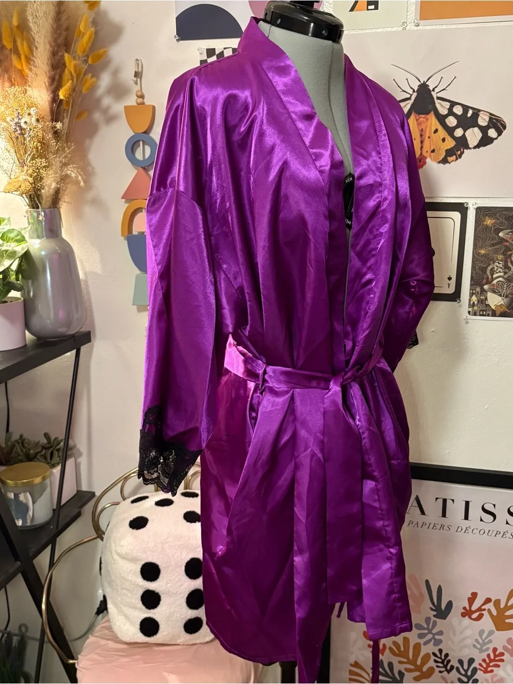 Vintage Frederick’s of Hollywood Satin Robe